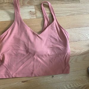 Pink clay align tank lululemon